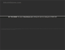 Tablet Screenshot of bitcoinfutures.com